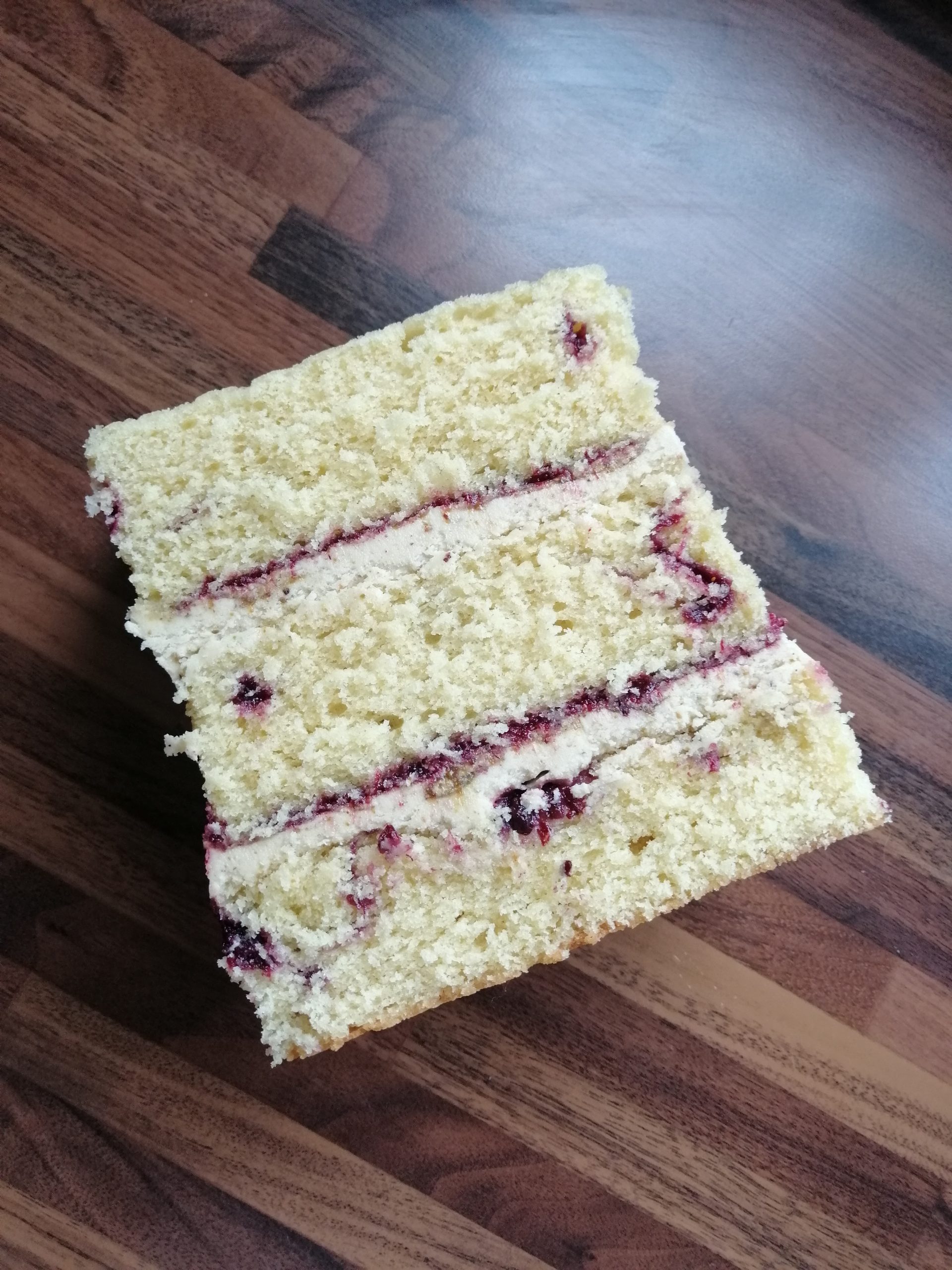 Blackberry & Pistachio Tall 4 Layer 6” Cake Recipe